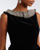 The New Arrivals Ilkyaz Ozel The New Arrivals Ilkyaz Ozel Daphne embellished velvet minidress - 3