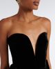 The New Arrivals Ilkyaz Ozel The New Arrivals Ilkyaz Ozel Delphis velvet bustier gown - 3