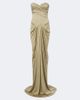 The New Arrivals Ilkyaz Ozel The New Arrivals Ilkyaz Ozel Draped gathered corset gown - 1