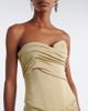 The New Arrivals Ilkyaz Ozel The New Arrivals Ilkyaz Ozel Draped gathered corset gown - 3