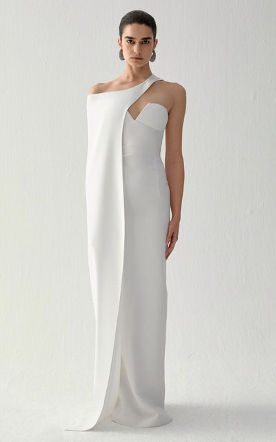The New Arrivals Ilkyaz Ozel The New Arrivals Ilkyaz Ozel Ecliptica Draped Cape