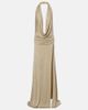 The New Arrivals Ilkyaz Ozel The New Arrivals Ilkyaz Ozel Embellished halterneck gown - 1