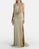 The New Arrivals Ilkyaz Ozel The New Arrivals Ilkyaz Ozel Embellished halterneck gown - 2