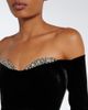 The New Arrivals Ilkyaz Ozel The New Arrivals Ilkyaz Ozel Farah embellished velvet bustier gown - 3