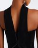 The New Arrivals Ilkyaz Ozel The New Arrivals Ilkyaz Ozel Holly embellished scarf-detail velvet gown - 4