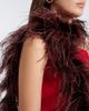 The New Arrivals Ilkyaz Ozel The New Arrivals Ilkyaz Ozel Ilkyaz feather scarf - 2
