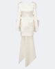 The New Arrivals Ilkyaz Ozel The New Arrivals Ilkyaz Ozel Isthar bow-detail satin minidress - 1