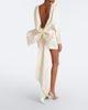 The New Arrivals Ilkyaz Ozel The New Arrivals Ilkyaz Ozel Isthar bow-detail satin minidress - 5