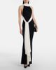 The New Arrivals Ilkyaz Ozel The New Arrivals Ilkyaz Ozel Leia scarf-detail halterneck gown - 2