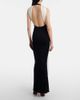 The New Arrivals Ilkyaz Ozel The New Arrivals Ilkyaz Ozel Leia scarf-detail halterneck gown - 3