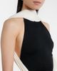 The New Arrivals Ilkyaz Ozel The New Arrivals Ilkyaz Ozel Leia scarf-detail halterneck gown - 4