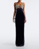The New Arrivals Ilkyaz Ozel The New Arrivals Ilkyaz Ozel Lux cutout crystal-embellished velvet gown - 2