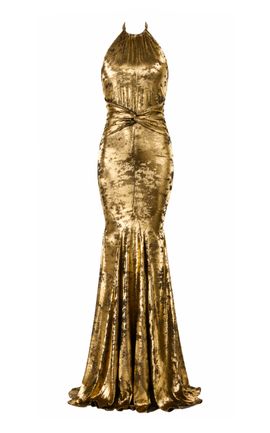 The New Arrivals Ilkyaz Ozel The New Arrivals Ilkyaz Ozel Nemrut Lame Maxi Dress