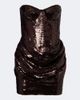 The New Arrivals Ilkyaz Ozel The New Arrivals Ilkyaz Ozel Sequined draped corset dress - 1
