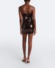 The New Arrivals Ilkyaz Ozel The New Arrivals Ilkyaz Ozel Sequined draped corset dress - 4
