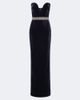 The New Arrivals Ilkyaz Ozel The New Arrivals Ilkyaz Ozel Sienna embellished strapless velvet gown - 1