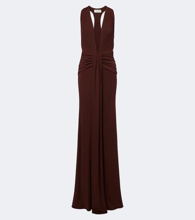 The New Arrivals Ilkyaz Ozel The New Arrivals Ilkyaz Ozel Siwa gathered ruched gown