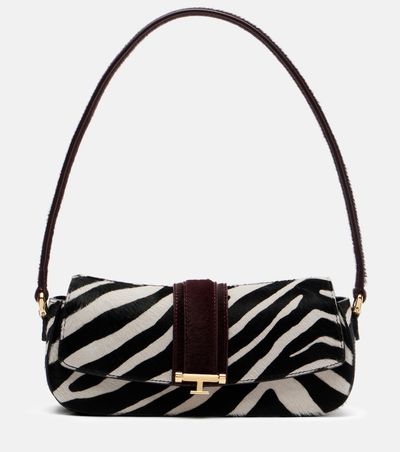 The New Arrivals Ilkyaz Ozel The New Arrivals Ilkyaz Ozel ZÃ©brÃ©e.07 calf hair shoulder bag