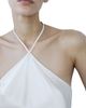 The New Arrivals Ilkyaz Ozel Women's Blanca Satin Fringe-Trim Midi-Dress - 2