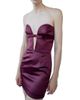 The New Arrivals Ilkyaz Ozel Women's Eros Satin Corset Minidress - 2