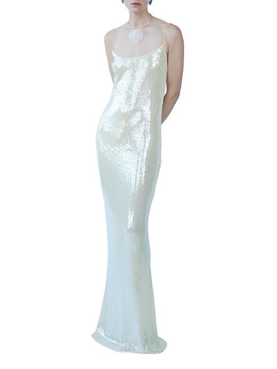 The New Arrivals Ilkyaz Ozel Women's Isis Sequined Slip Gown