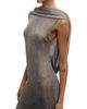 The New Arrivals Ilkyaz Ozel Women's Jeanne Metallic Knit Cowl Neck Gown - 5