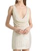 The New Arrivals Ilkyaz Ozel Women's Lydia Sequined Cowlneck Minidress - 3