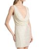The New Arrivals Ilkyaz Ozel Women's Lydia Sequined Cowlneck Minidress - 4
