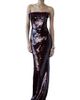 The New Arrivals Ilkyaz Ozel Women's Sisu Sequined Bow Slip Gown - 4