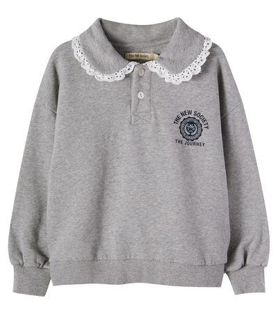 The New Society The New Society Ash cotton fleece sweatshirt