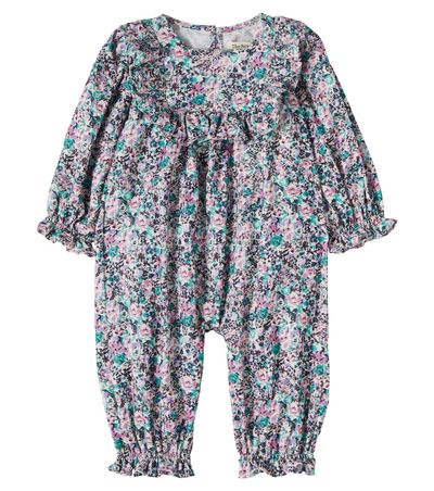 The New Society The New Society Baby Ashby floral cotton jumpsuit