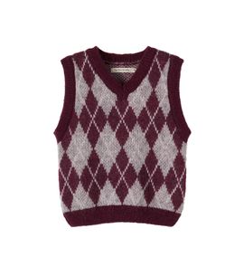 The New Society The New Society Checked vest