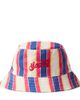 The New Society The New Society Gorse striped cotton bucket hat - 1