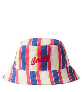 The New Society The New Society Gorse striped cotton bucket hat