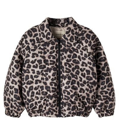 The New Society The New Society Moosie leopard-print cotton-blend jacket