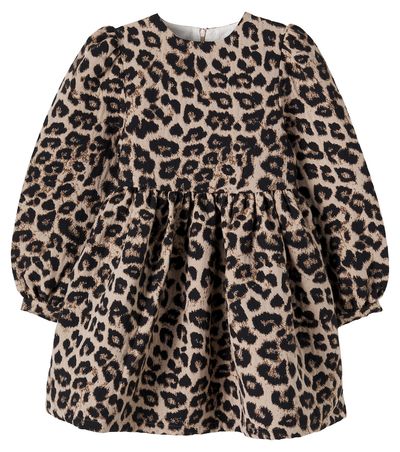 The New Society The New Society Mossie animal-print jacquard dress