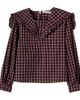 The New Society The New Society Orbit checked cotton blouse - 1