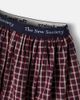 The New Society The New Society Orbit logo plaid cotton skirt - 4