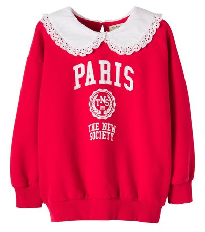 The New Society The New Society Paris cotton jersey sweatshirt