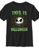 The Nightmare Before Christmas Boy's The Nightmare Before Christmas This Is Halloween Jack Face T-Shirt - 1