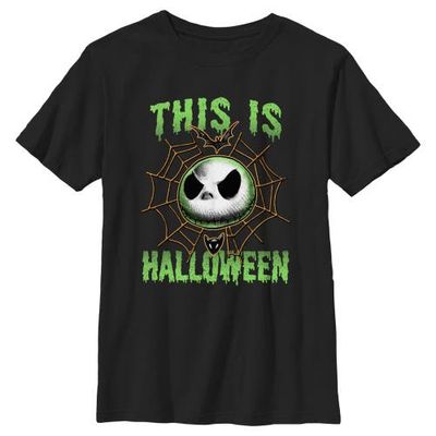 The Nightmare Before Christmas Boy's The Nightmare Before Christmas This Is Halloween Jack Face T-Shirt