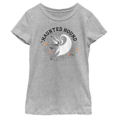 The Nightmare Before Christmas Girl's The Nightmare Before Christmas Haunted Hound Zero T-Shirt