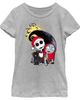 The Nightmare Before Christmas Girl's The Nightmare Before Christmas Jack and Sally Christmas Portrait T-Shirt - 1