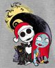 The Nightmare Before Christmas Girl's The Nightmare Before Christmas Jack and Sally Christmas Portrait T-Shirt - 2