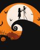 The Nightmare Before Christmas Girl's The Nightmare Before Christmas Jack and Sally on Spiral Hill T-Shirt - 2