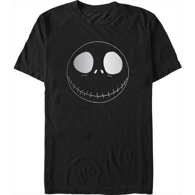 The Nightmare Before Christmas Men's The Nightmare Before Christmas Minimalist Jack Face T-Shirt