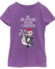 The Nightmare Before Christmas The Nightmare Before Christmas Girls' Jack Skellington Santa Hat Logo Short Sleeve Graphic T-Shirt - 1