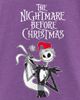 The Nightmare Before Christmas The Nightmare Before Christmas Girls' Jack Skellington Santa Hat Logo Short Sleeve Graphic T-Shirt - 2