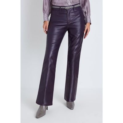 The Noli Shop The Noli Shop Aria Coated Flare Jeans