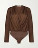 The Noli Shop The Noli Shop Frances Silk Bodysuit - 5